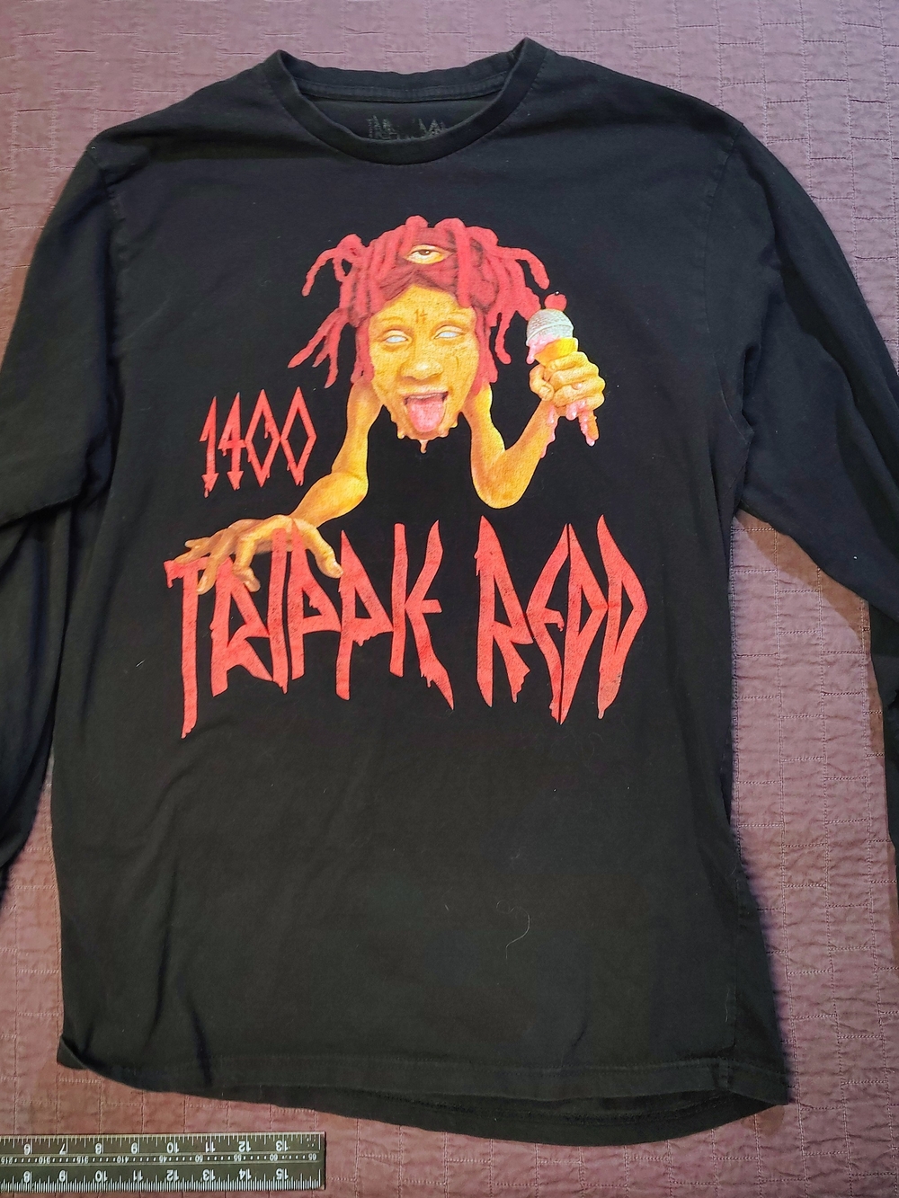 Trippie Redd Black Long Sleeve Graphic Tee